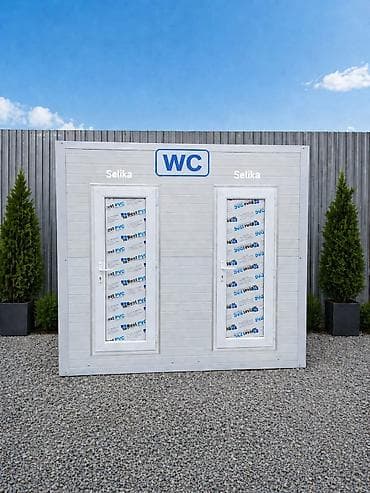 beton panel: Prefab Modul Kabin və Kompakt Tualet Kabini Məhsul təsviri: - Modul — 3