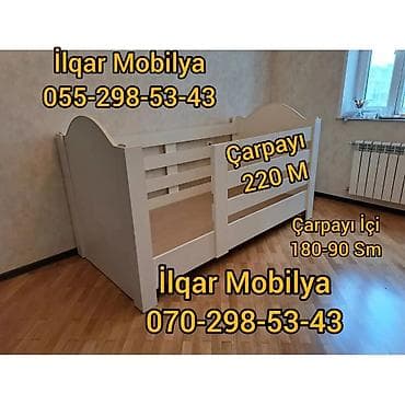 ucuz kravat: Oğlan və qız üçün, Yeni, Çarpayı, Bazasız, Matrassız, Siyirməsiz — 1