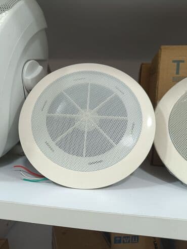 Pulsuz: Tronix Tavan dinamiki, TCSP-50T modeli. Ağ rəngdə, dairəvi formalı — 3