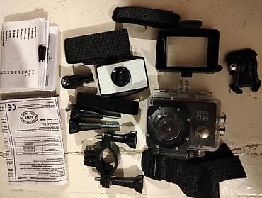 HD 1080P action camera. Su keçirməyən korpus və bütün aksesuarları ilə at lalafo.az HD 1080P action camera. Su keçirməyən korpus və bütün aksesuarları ilə