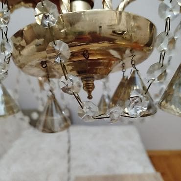 Бра, настенные светильники: Люстра, 6 ламп, Металл — 5