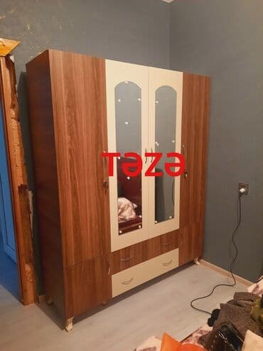qardirob: 4 Qapılı Dolab.Çatdırılma Əlavə Xərc Əsasındadı #dolab #şifoner — 1