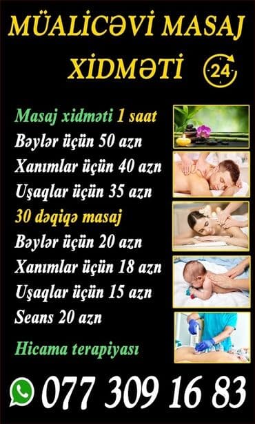 sari tukler ucun lazer: Müalicəvi masaj, Kişilər üçün, Klinikada — 1