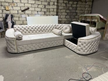 Proton: Угловой диван, Новый, Раскладной, С подъемным механизмом, Ткань, Бесплатная доставка — 2