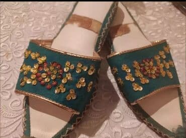 домашние женские тапочки балетки: Домашние тапочки, Размер: 37, Б/у — 3