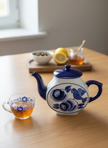 чайник: Б/у, Чайник, Фарфор, СССР — 1