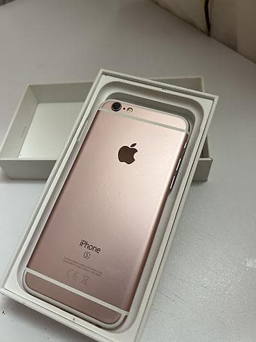 iphone 19: IPhone 6s, 32 GB, Rose Gold, Barmaq izi — 1