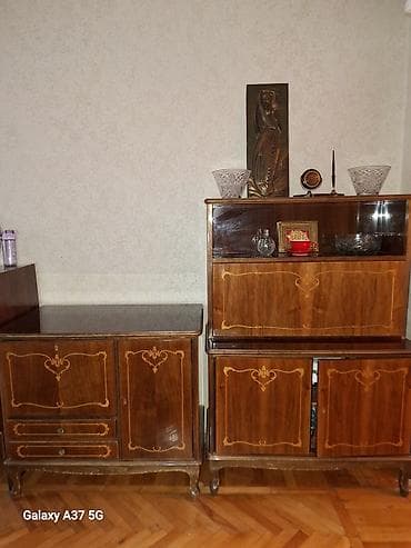 Antik qoz ağacindan - Material: təbii qoz ağac (qoz tonlarında) — 2