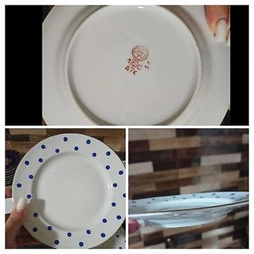 sam aqaci: Zərif dekor dəsti - 2 mərtəbəli şirniyyat/furshet qabı: Şüşə — 9