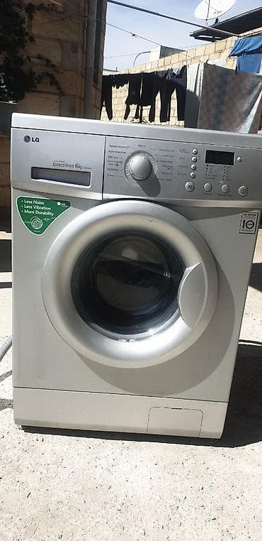 giris qapisi: LG paltaryuyan maşın – Inverter Direct Drive 6 kq - Ön yükləməli — 1