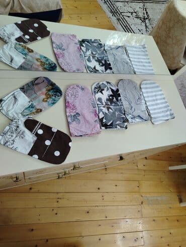 Məişət əlcəkləri: Mətbəx üçün parça soba əlcəkləri – müxtəlif naxış və rənglərdə. - — 2