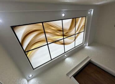 asma tavanlar hamam: Asma tavan, Şüşə, Suyadavamlı, Pulsuz çatdırılma, Pulsuz quraşdırma, Zəmanətli — 13