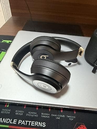 Комплектующие для ПК и ноутбуков: Beats Solo3 Wireless qulaqcıq – qara/qizili rəng - Bluetooth simsiz — 1