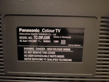 retro kameralar: İşlənmiş Televizor Panasonic Ünvandan götürmə — 6