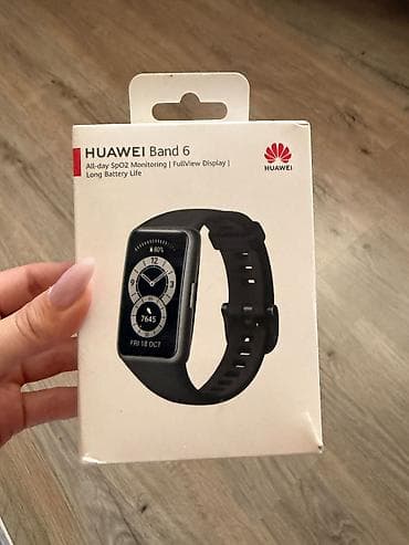 Yeni, Smart saat, Huawei, Sensor ekran, rəng - Qara