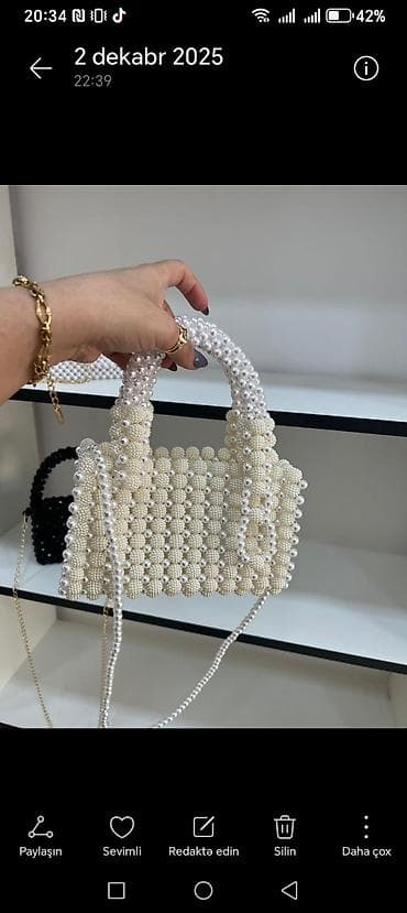 Çantalar: Boncuklu əl işi çanta kolleksiyası - Material: yüksək keyfiyyətli — 6