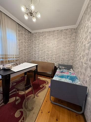 300AZN/ay İcarəyə verilir 2 otaqlı həyət evi/30 m² Ev əsas evin — 3