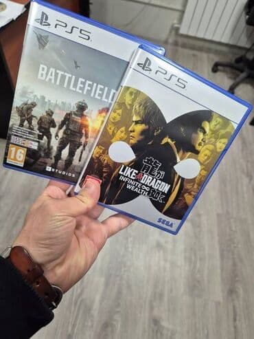 ps5 fc24: Yakuza 8 ( rus subtitles) Battlefield 6 За 2 диска 170 ман оба как — 1