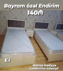 uşaq çarpayısı maşın: Təknəfərlik çarpayı, Bazalı, Matras ilə, Siyirməsiz — 10
