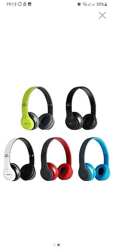 masaustu komputerlər: Məhsul: P47 Wireless qulaqcıq - Bağlantı: Bluetooth (4.1+EDR yazısı — 2