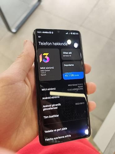 Xiaomi Mi Note 10, 128 GB, rəng - Qara, 
 Barmaq izi