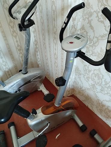 Велозапчасти: Məşq velosipedi evdə məşq etmək üçün nəzərdə tutulmuşdur. Təmiz gümüşü — 1