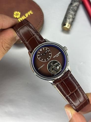 Patek Philippe üslubunda avtomatik mexanizmli kişi qol saatı - — 4