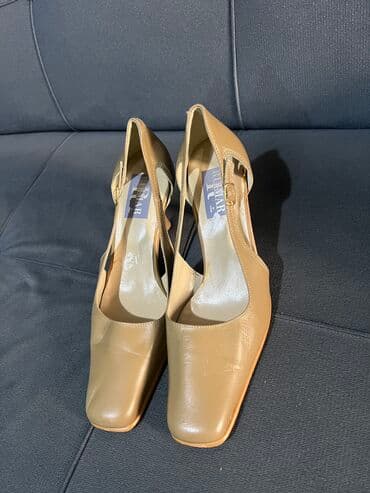 inan ayakkabı: Tuflilər, Ölçü: 38, rəng - Bej, İşlənmiş — 3