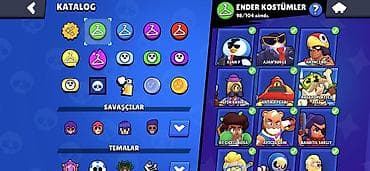 Brawl Stars oyun hesabı - Kupa sayı: 76,829 - Prestij: III - Toplam — 2