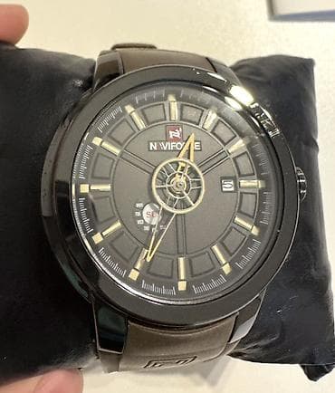 up saatlari: Qol saatı, NaviForce, rəng - Qara — 3