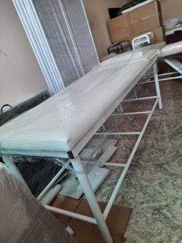 tibbi nümayəndə nədir: Yeni, Masaj kuşetkası, Qatlanmayan, rəng - Ağ — 1