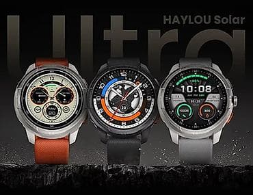 Kateqoriya: Smart saatlar Brend: Haylou Model: Solar Ultra Black — 1