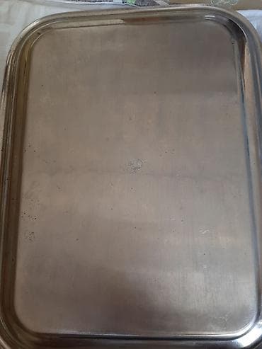 boru: Paslanmayan poladdan düzbucaqlı servis podnosu - Material — 2