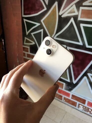 notebook cantaları bakı: IPhone 13, 128 GB, Ağ, Zəmanət, Barmaq izi, Face ID — 4