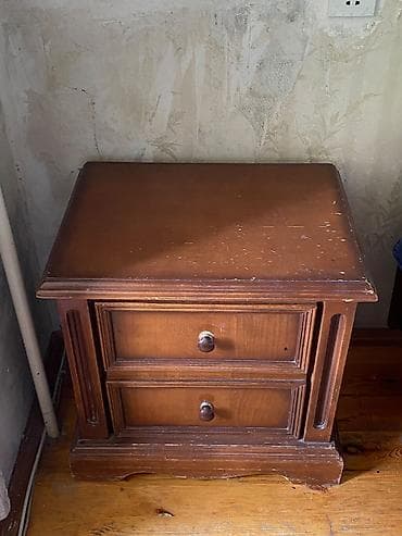 ev bitkisi: Klassik üslubda taxta komod və tumba dəsti. - Material: ağac/taxta — 1