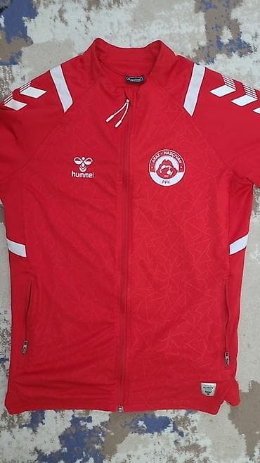 kişi idman geyimləri: Svitşot, Hummel, L, rəng - Qırmızı — 3