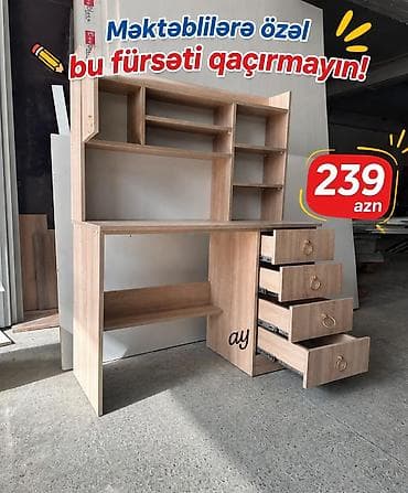usaq ucun stol stul: Yazı masası Yep yeni 239 azn rəng seçimi var çatdırılma var endirimli — 1