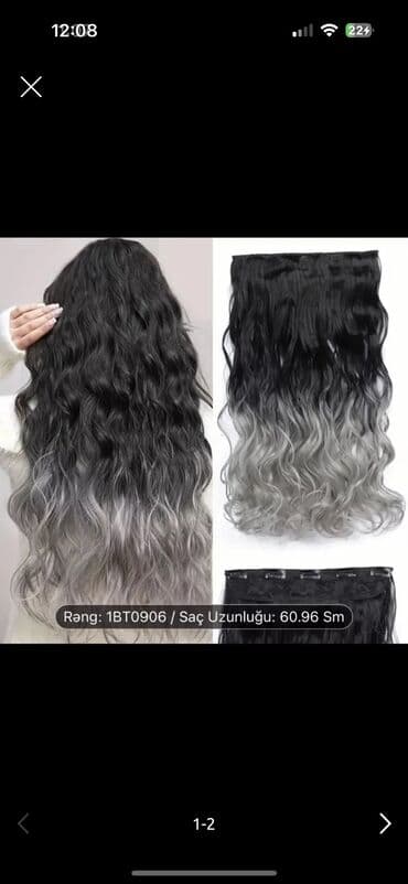 təbii pariklər: Taxma saçlar, Süni, Yeni — 6