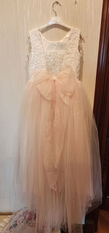 şifon donlar 2023: Uşaq üçün ziyafət/libas paltarı - Brend: Monita (asqıda göstərilir) - — 4