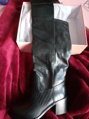 qadın sapaşkiləri: Uzunboğaz, Ölçü: 36, rəng - Qara, Yeni — 5