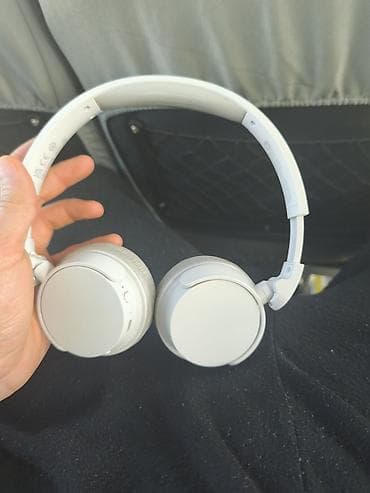 mikrafon kalonka: Yaxsi vezyetde hecbir problemsiz .Ağ rəngli on-ear qulaqlıq.Gördüyünüz — 2