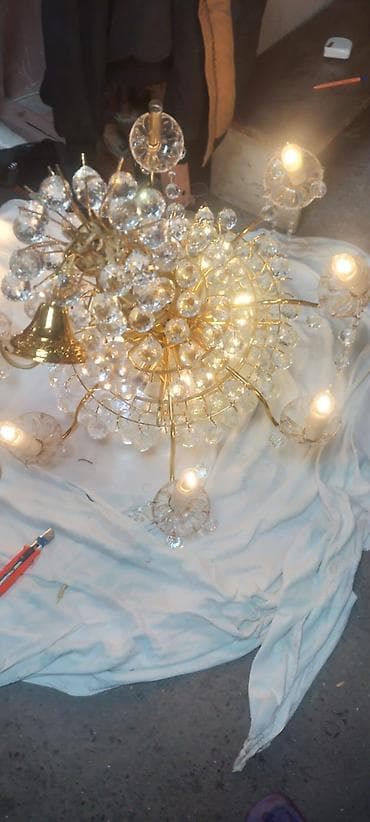 Pastel dəstləri: Çılçıraq, 10 və daha çox lampa, Metal — 2