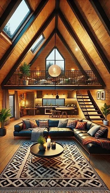 Diktlər: Sifarişlə A-Frame tipli evlər tikirik. Müasir və rahat evləri sizin — 2