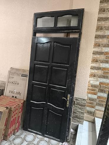 Qapı dəsti – ağac materialdan, üstü parlaq qara boya ilə - Klassik 6 lalafo.az -da Qapı dəsti – ağac materialdan, üstü parlaq qara boya ilə - Klassik 6