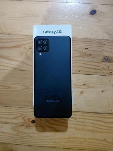 komputer samsung: Samsung Galaxy A12, 128 GB, rəng - Qara — 2