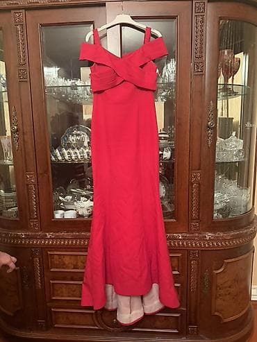 qadın paltoları: Qadın geyim dəsti və paltarlar 1) Qəhvəyi şifon 2 hissəli dəst - — 6