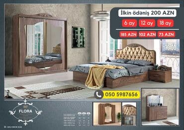 шкаф купе: 2 односпальные кровати, Шкаф, Трюмо, 2 тумбы, Азербайджан, Новый — 2