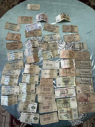 Купюры: Danisiq yolu ile hell elemek olar Kolleksiya üçün köhnə kağız pullar — 2