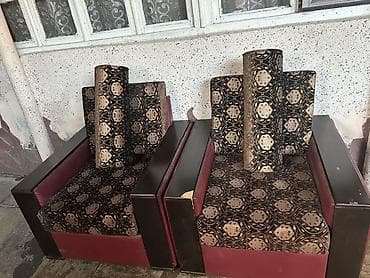 İki ədəd yumşaq kreslo dəsti - Model: klassik üslubda, geniş