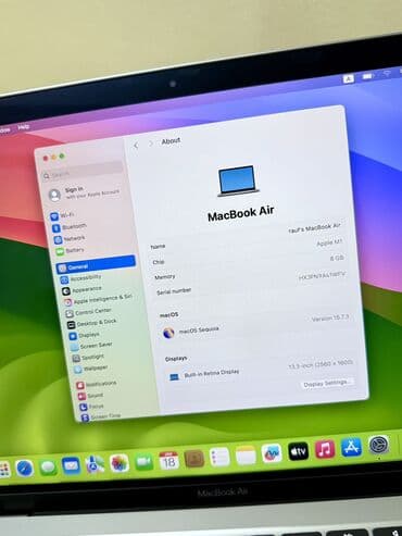 nokia 8800 saphire: Təzə MacBook Air M1 13 Ekran. 8/256 yaddaş. Cəmi 5 dəfə zaryadkaya — 5